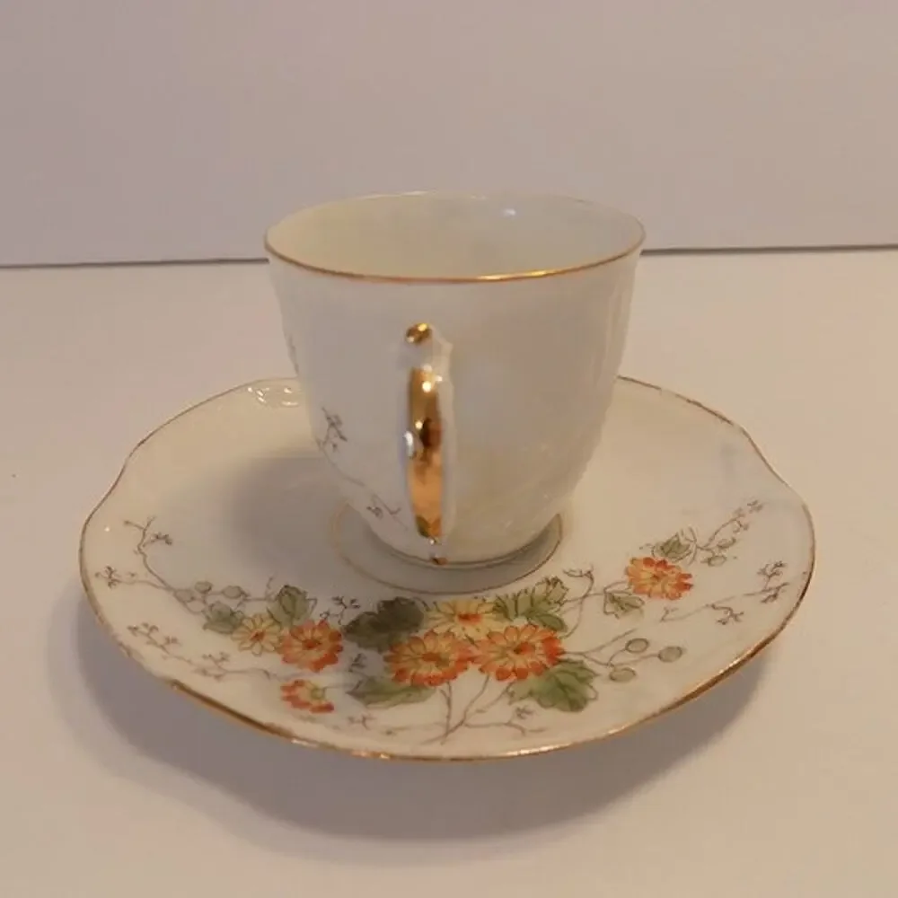Vintage Limoges demitasse cup and saucer